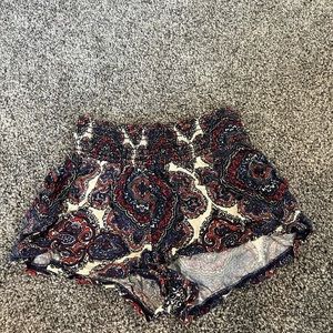 Full tilt high waisted patterned shorts